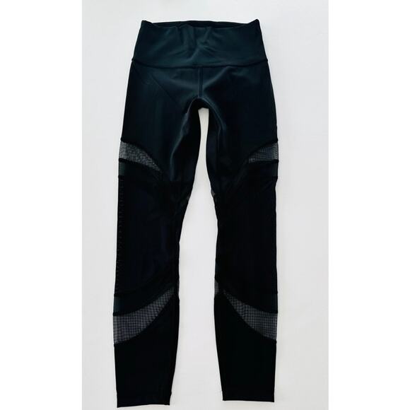 Lululemon Seek The Heat Tight Black Size 6 High Rise Sexy Gym Run Workout - Picture 3 of 10